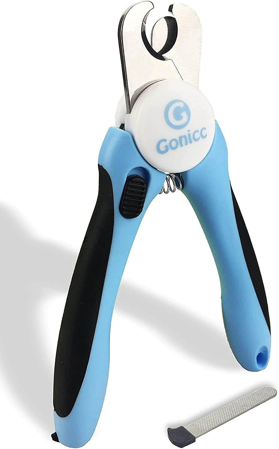 Dog & Cat Pets Nail Clippers and Trimmers - with Safety Guard to Avoid Overcutting, Free Nail File, Razor Sharp Blade - Professional Grooming Tool for Pets (For Large and Medium Dogs)