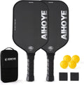 PRO Pickleball Paddles- Raw T700 Carbon Fiber Textured Surface (CFS) with High Grit & Spin, Pickleball Paddles with 16MM Polypropylene Honeycomb Core, USAPA Approved