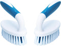 Scrub Brush, 2 Pack Household Cleaning Brushes with Stiff Bristles, Scrubbing Brush for Carpet, Shower, Bathtub, Kitchen, Pool Tile, Bathroom Scrubber