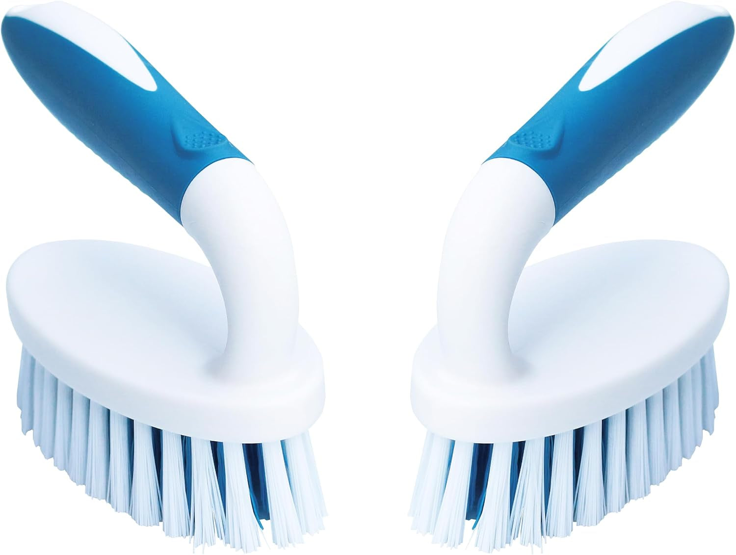Scrub Brush, 2 Pack Household Cleaning Brushes with Stiff Bristles, Scrubbing Brush for Carpet, Shower, Bathtub, Kitchen, Pool Tile, Bathroom Scrubber