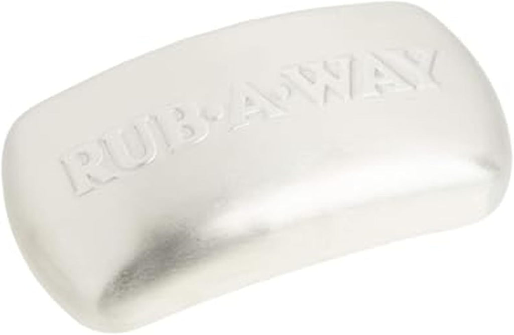 Rub-A-Way Bar, Stainless Steel Odor Absorber (4" X 2.25") - Dishwasher Safe Kitchen & Outdoor Essential for Garlic, Onion, Fishing, Hiking Odors - Natural Odor Remover