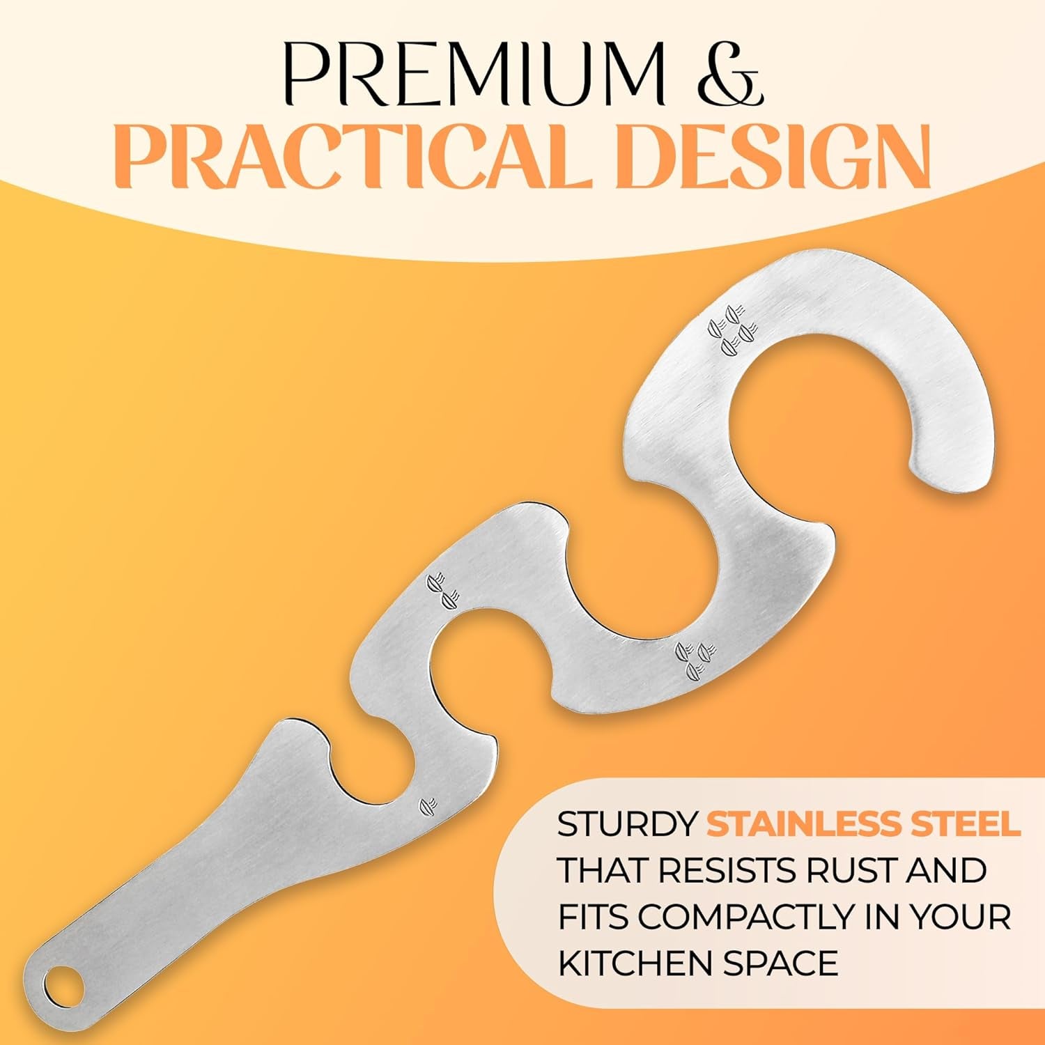 Spaghetti Measuring Tool, Pasta Measurer for Portion Control | Stainless Steel Pasta Measuring Tool, Handy Pasta Tool for Portioning 1- 4 Servings of Long Pasta