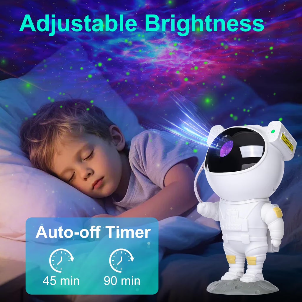 Star Projector with Bluetooth Speaker and Remote, Northern Lights Aurora Projector with Moon and Star