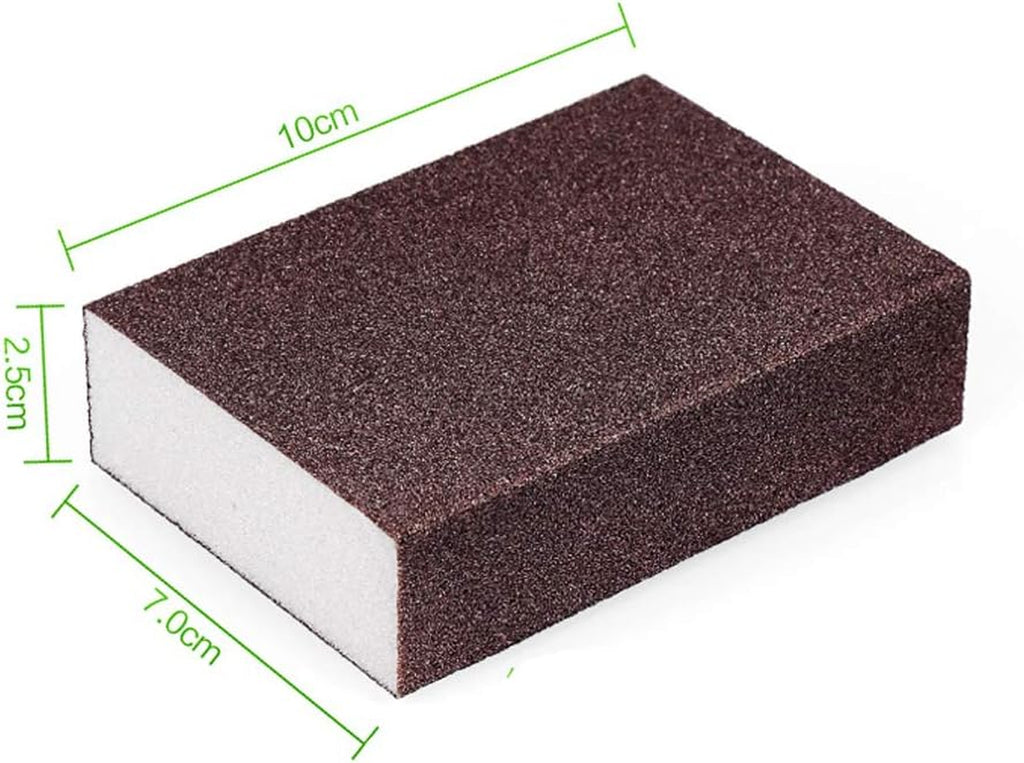 10 Pack Carborundum Sponges Nano Magic Emery Cleaning Sponge Rust Sponge for Pots and Pans Rust Remover Carborundum Nano Sponge