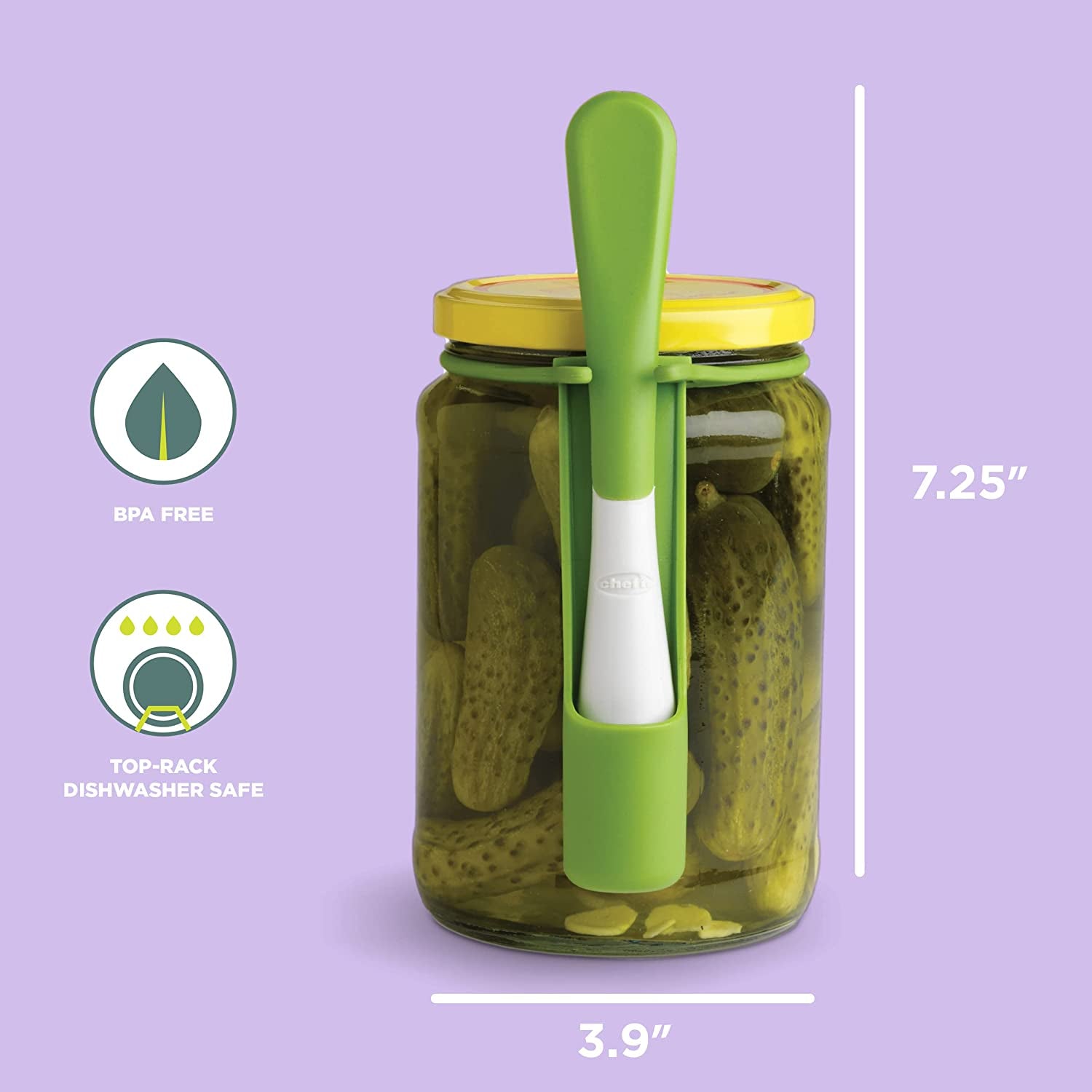Fridgefork Condiment Fork (Arugula and Meringue) Stainless Steel