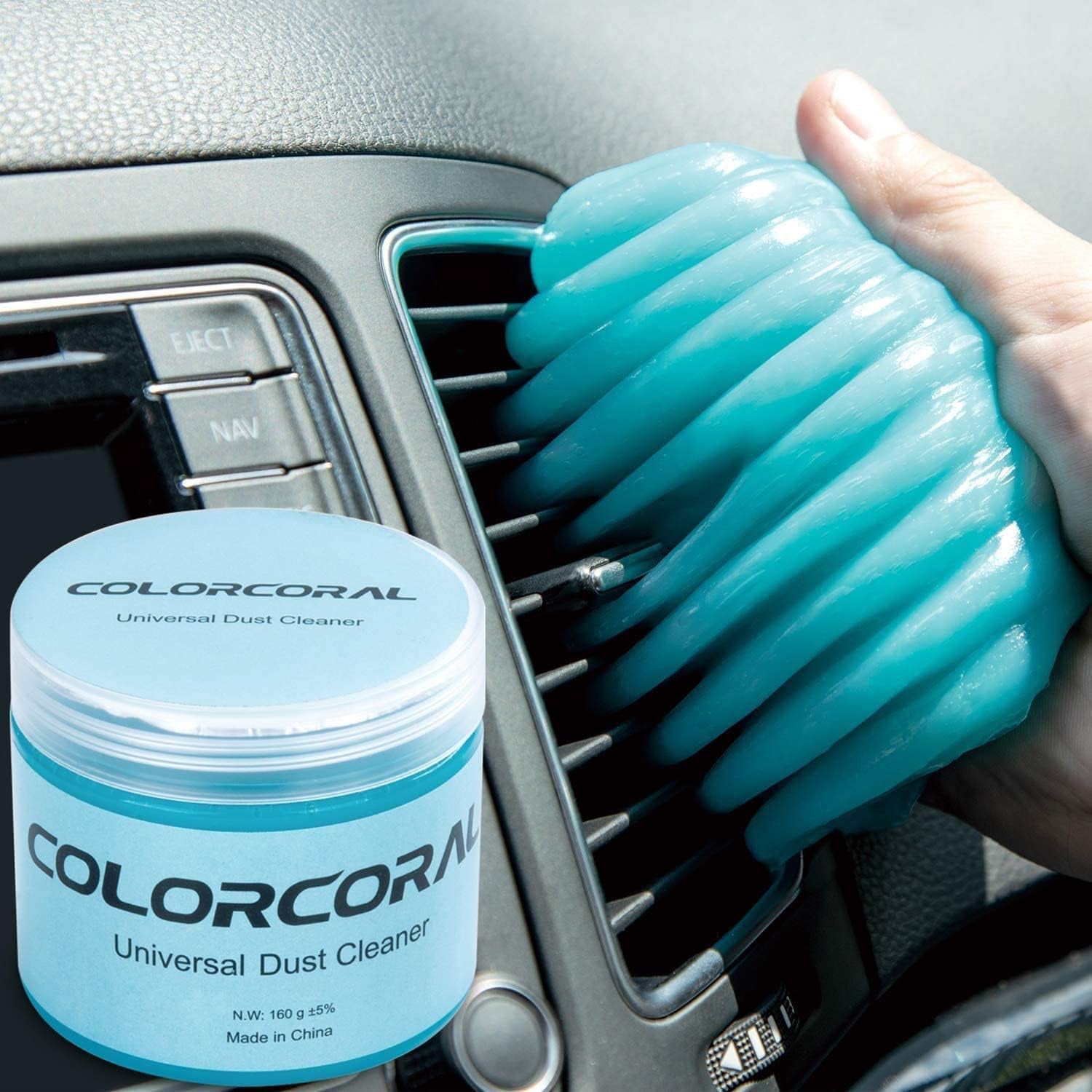 Car Cleaning Gel Universal Gel for Car Vent Cleaner Cleaning Putty Auto Detailing Car Interior Dust Cleaning Kit for Auto Seat, Christmas Stocking Stuffers for Adults Men Women Kid 160G