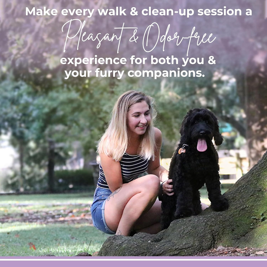 Eco-Friendly Dog Poop Bags -100% Leak-Proof, Strong and Extra Long Doggie Poop Bags for Dogs and Cats Waste Bag, Lavender Scented - 150 Bags (1 Pack)