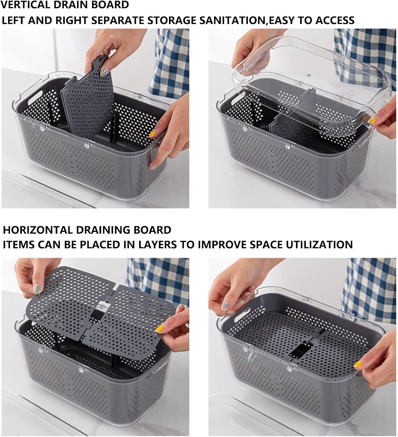 Vegetable Chopper 22 in 1 Multifunctional Onion Vegetable Mandoline Slicer Cutter Food Chopper Kitchen Manual Julienne Grater for Carrot Potato Fruit Salad with Colander Basket Container